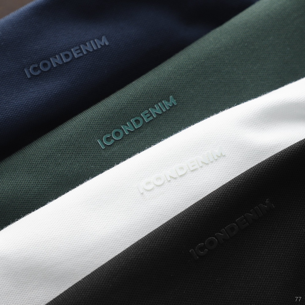 Áo polo nam tay ngắn Polo Premium Basics ICDN Logo Printed LSS22 chất Cotton thấm hút tốt thanh lịch - PLID0077