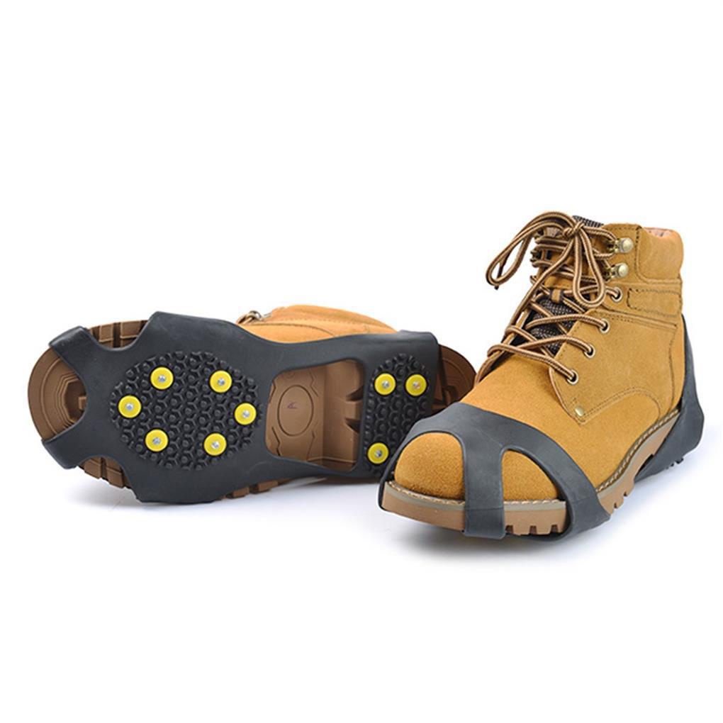 1 Cặp Đế Lót Giày Đi Tuyết + 10 Đinh Tán Chống Trượt An Toàn Nhỏ Gọn