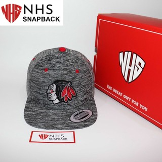 Nón NHS snapback vải xám thêu thổ dân Nam Mỹ BrixtonTD.