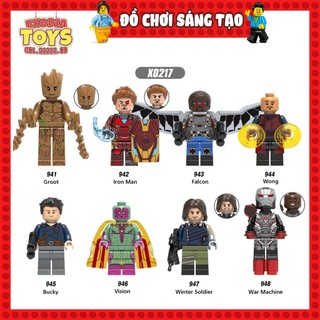 Xếp hình Minifigures Biệt đội siêu anh hùng Avengers  : Cuộc Chiến Vô Cực - Đồ Chơi Lắp Ghép Sáng Tạo - XINH X0217