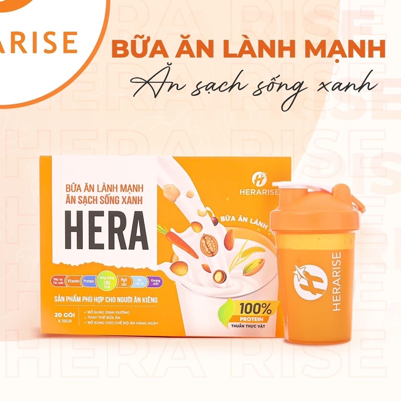 Bữa ăn dĩnh dưỡng lành mạnh- Bữa ăn dinh dưỡng Hera chính hãng  - Ăn sạch sống xanh cùng Hera CHÍNH HÃNG an toàn