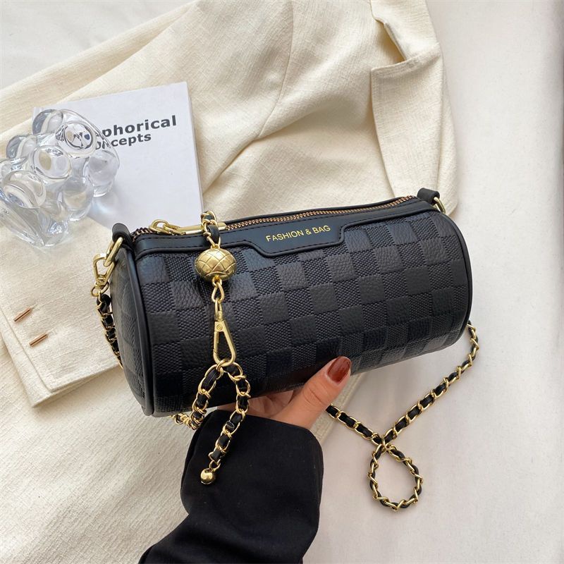 Túi Đeo Chéo Hình Trụ Cỡ Nhỏ Phong Cách Mới Cao Cấp Cho Nữ