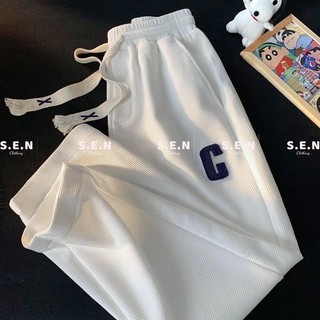Quần Jogger Tổ Ong C Basic ống xuông Chất Dày Dặn