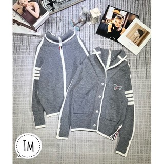 Áo Khoác Len Lông Thom Brown e Giấu Quần
