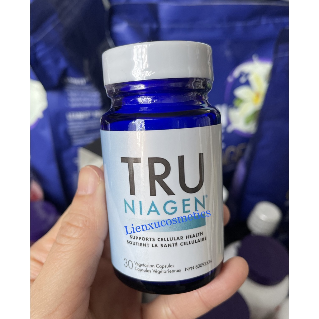Viên uống Tru Niagen sửa chữa tế bào, tái tạo năng lượng 30& 120 viên; HSD 2024;2025