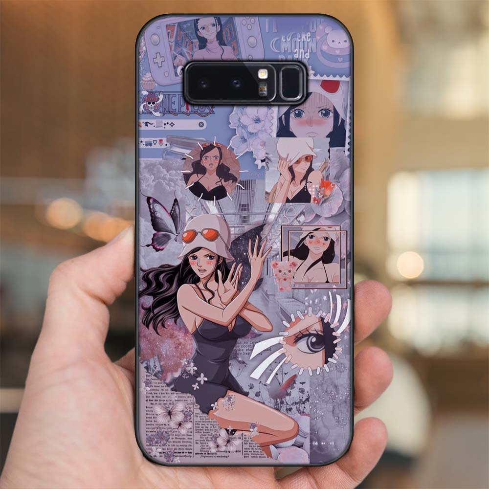 Ốp lưng Samsung Note 8 viền đen in hình Nico Robin One Piece Đảo Hải Tặc