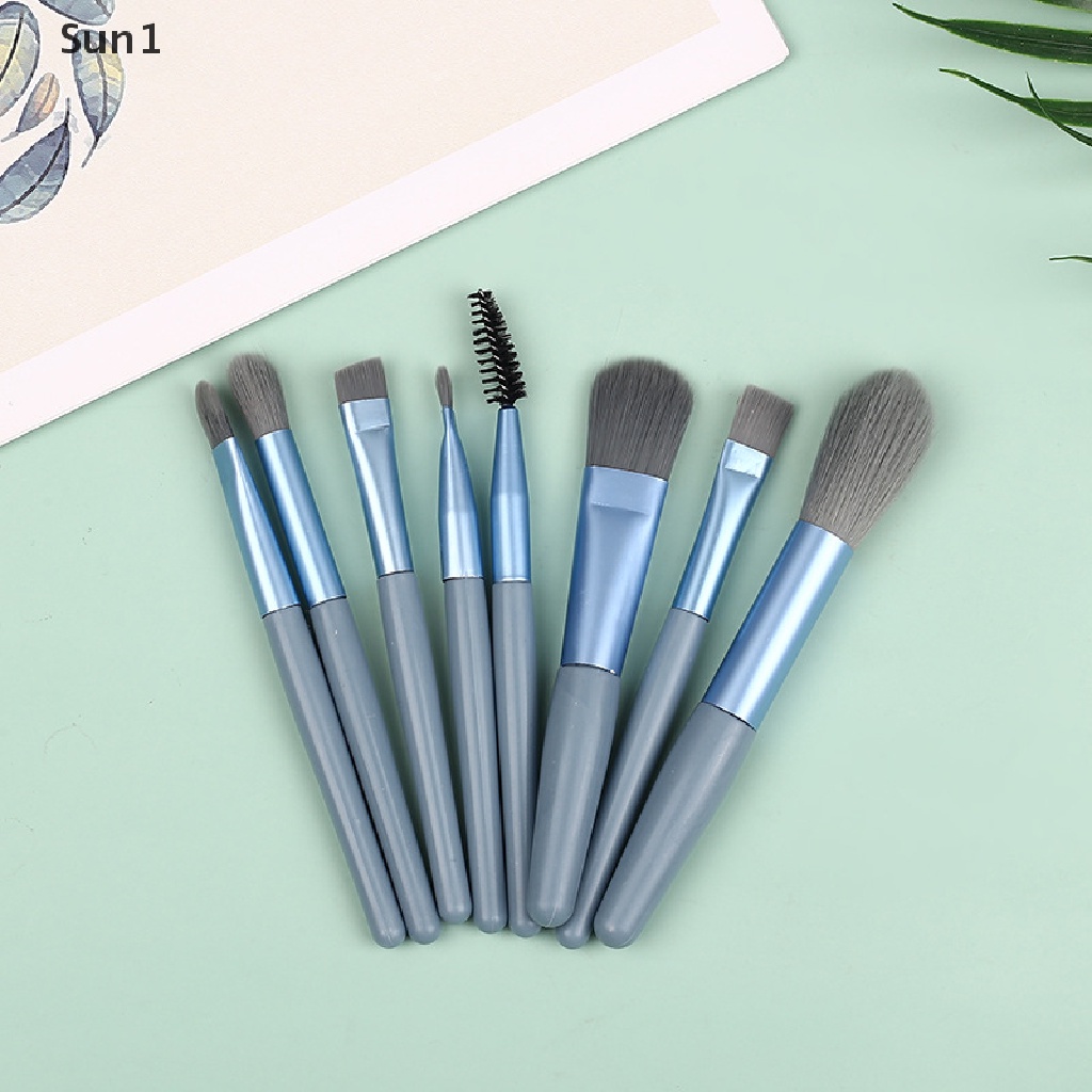 Set 8 Cọ Trang Điểm Mini Mềm Mại Tiện Dụng Khi Đi Du Lịch