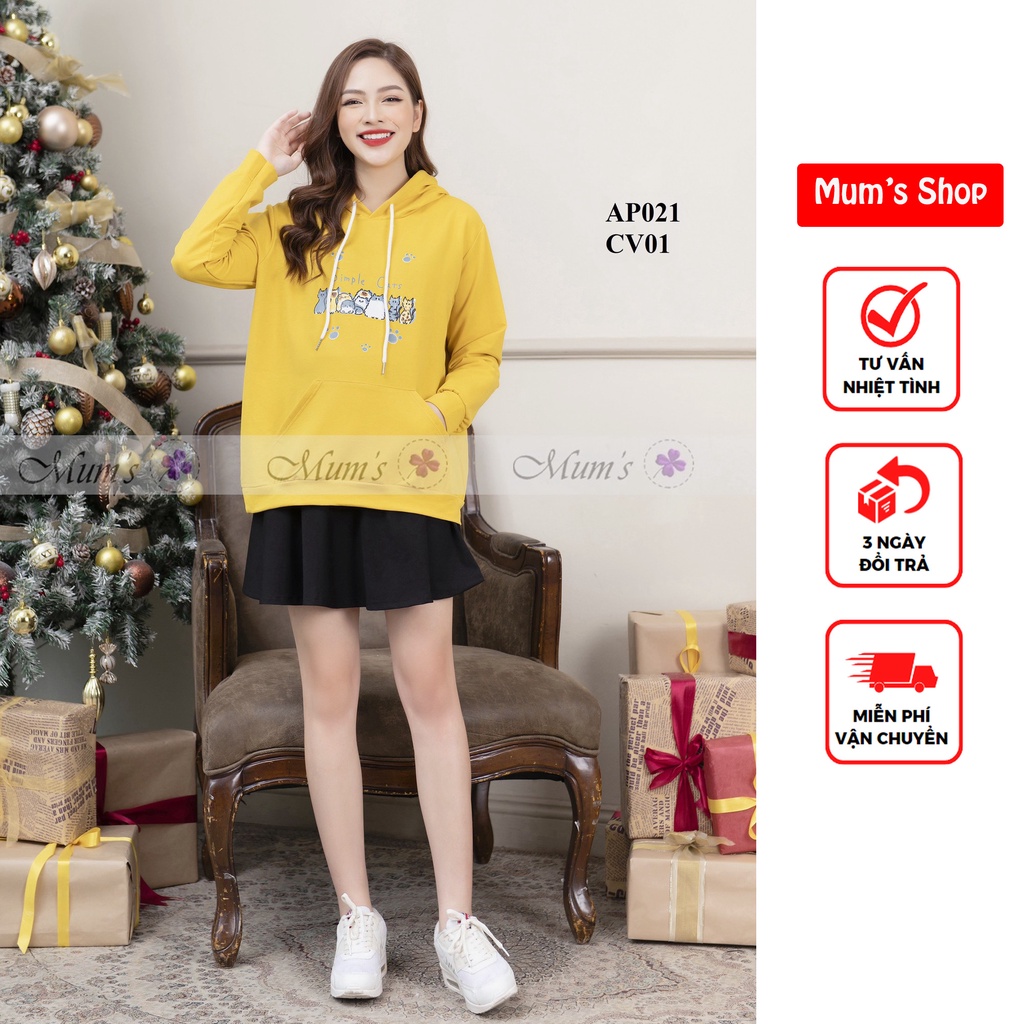 ÁO BẦU 🚛FREESHIP🚛 Áo phông nỉ bầu thiết kế cho mẹ bầu