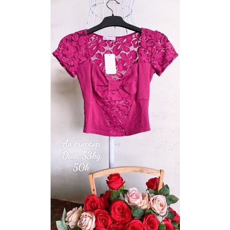 Áo vin thun dáng croptop