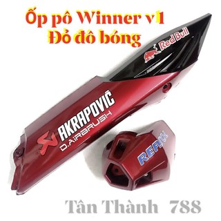 Ốp pô winner v1 màu đỏ đô bóng