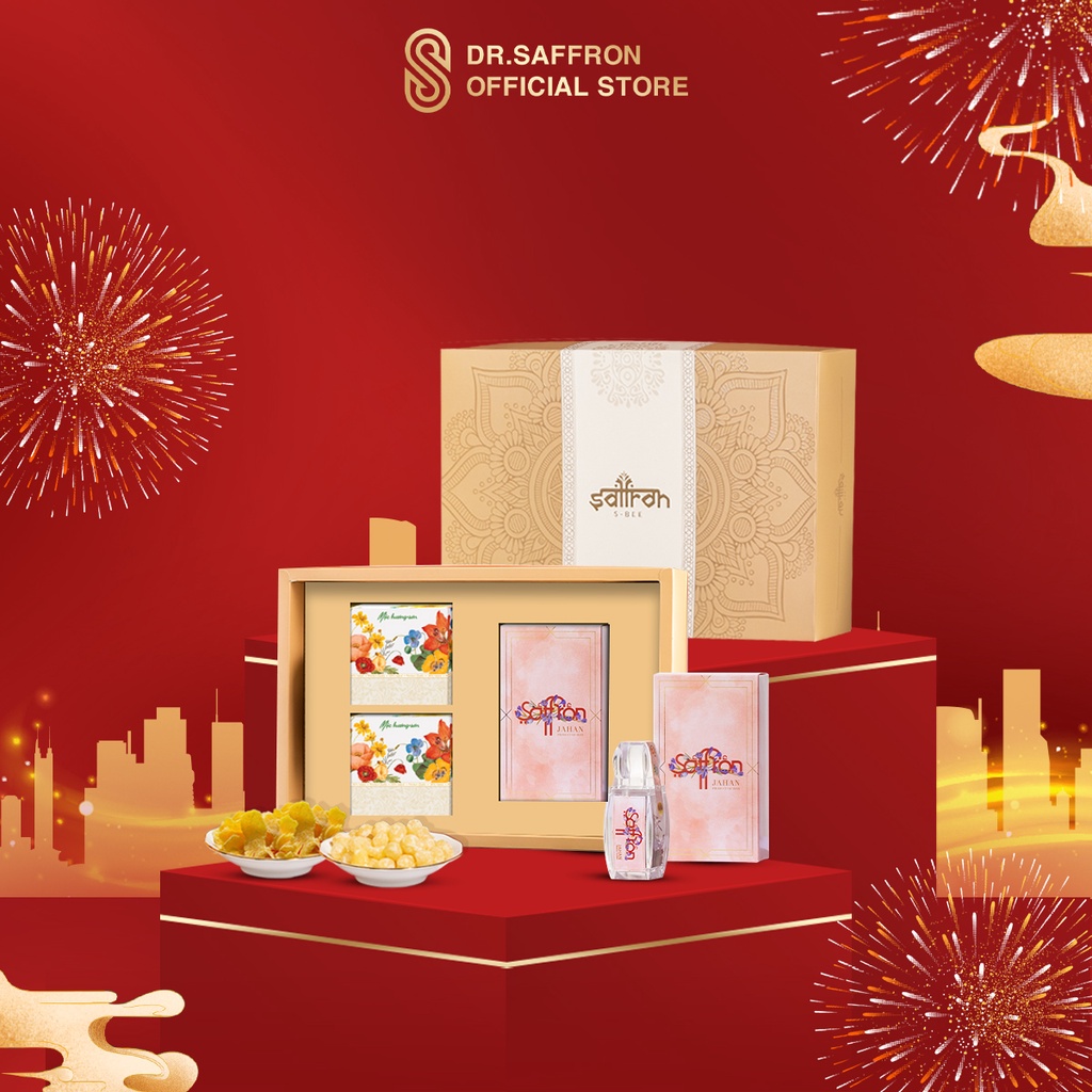 [SET QUÀ 8/3 2023] Nhụy hoa nghệ tây Saffron Jahan cùng 2 vị mứt cao cấp
