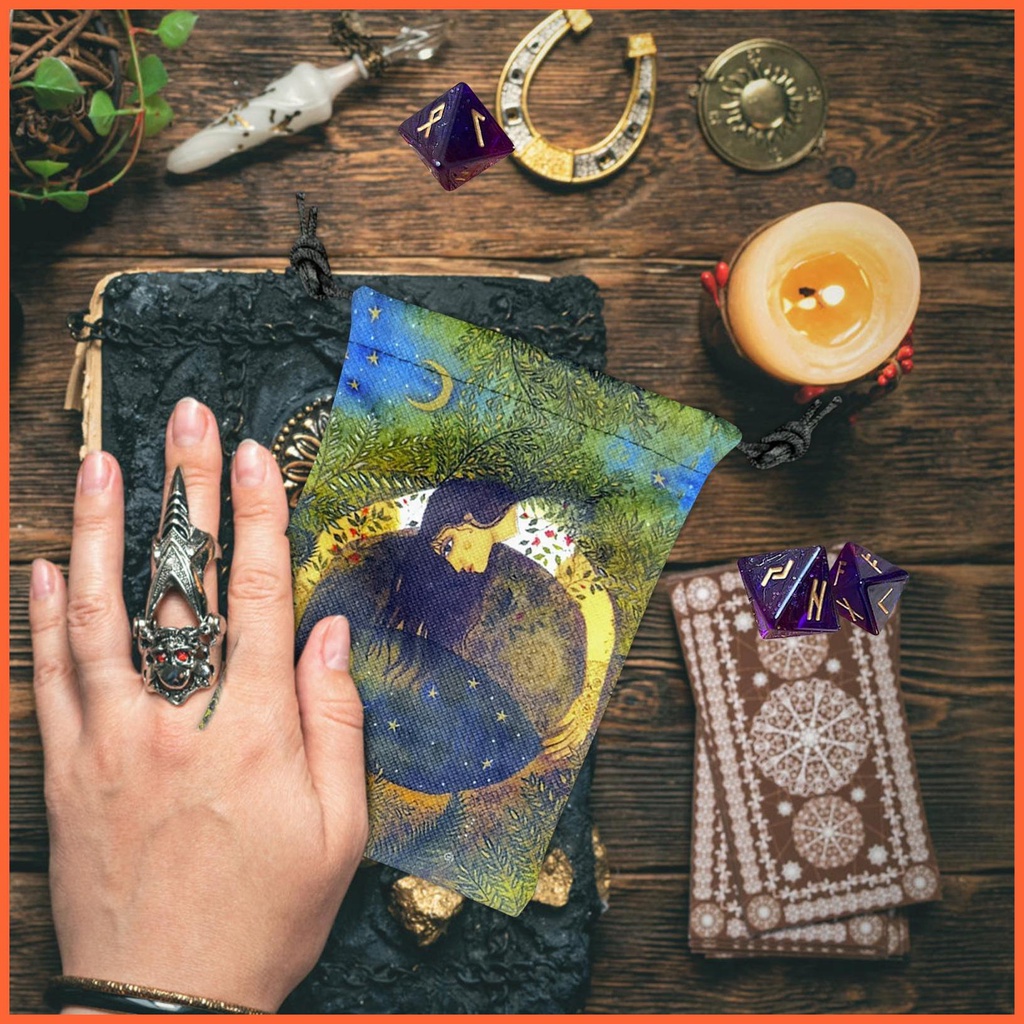 Túi Dây Rút Đựng Bài Tarot / Trang Sức Tiện Dụng