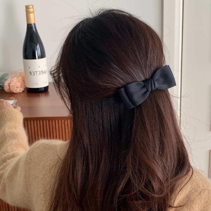 Kẹp Tóc Nơ Hai Lớp Thời Trang Hàn Quốc Chất Lượng Cao