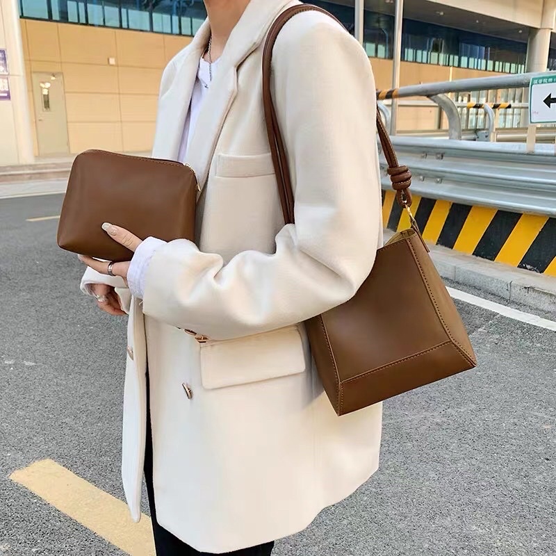 Túi 2IN1 Korea basic pcach vintage