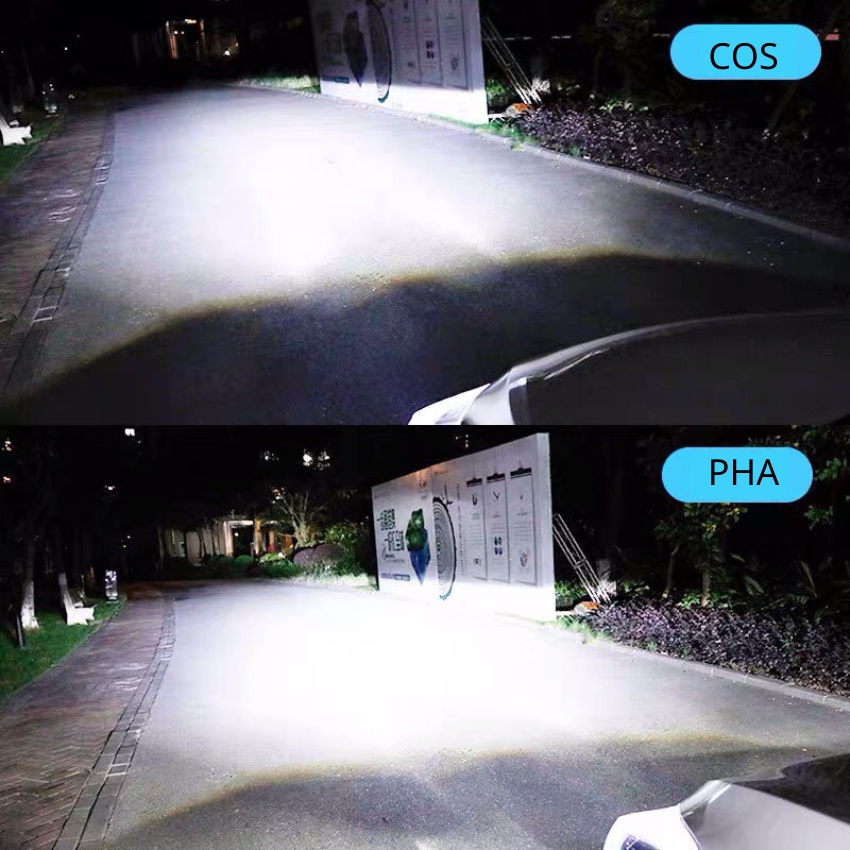 Đèn pha LED bi cầu Y7D Y8D cao cấp siêu sáng chân đèn H4 lắp cho ô tô và xe máy - Giá 1 chiếc