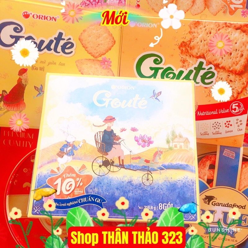 Bánh Quy Mè Goute Giò Tan / Goute Hạt Thơm Béo