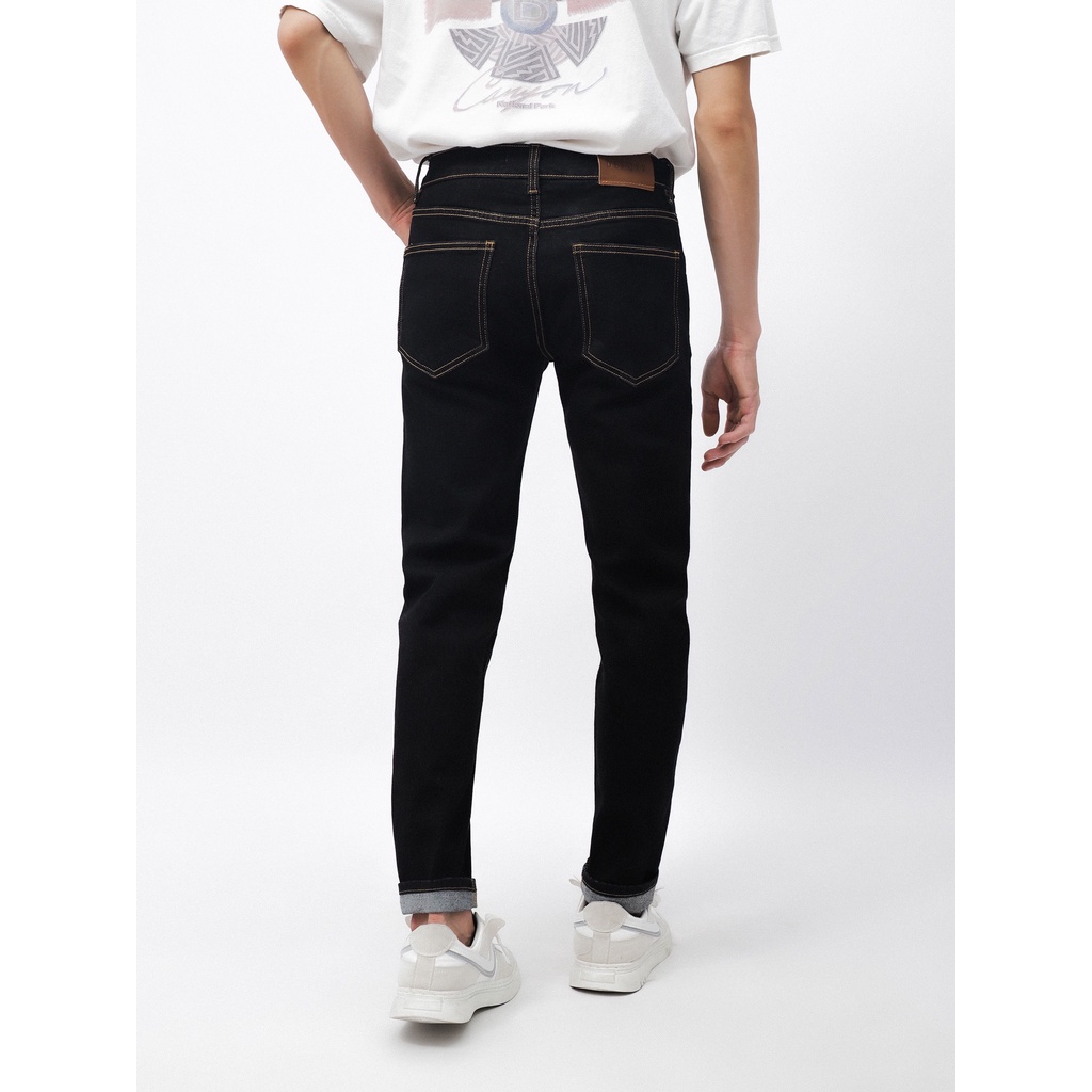 QUẦN BÒ - QUẦN JEAN - DEFOXX - INDIGO BLACK  - FORM SLIM FIT - CODE: 221250