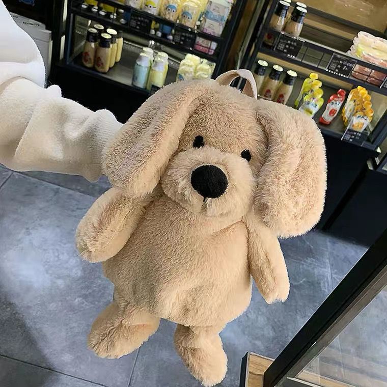 túi đeo chéo hình thú túi đeo chéo hình thú túi xách lông nhung túi lông cừu Z Ba Lô Lông Nhung Hình Cún Con Dễ Thương Xinh Xắn Dành Cho Nữ