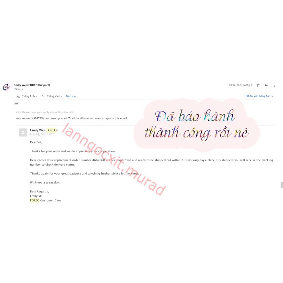 Máy Rửa Mặt Foreo Luna 3 chính hãng - Bảo hành 2 năm