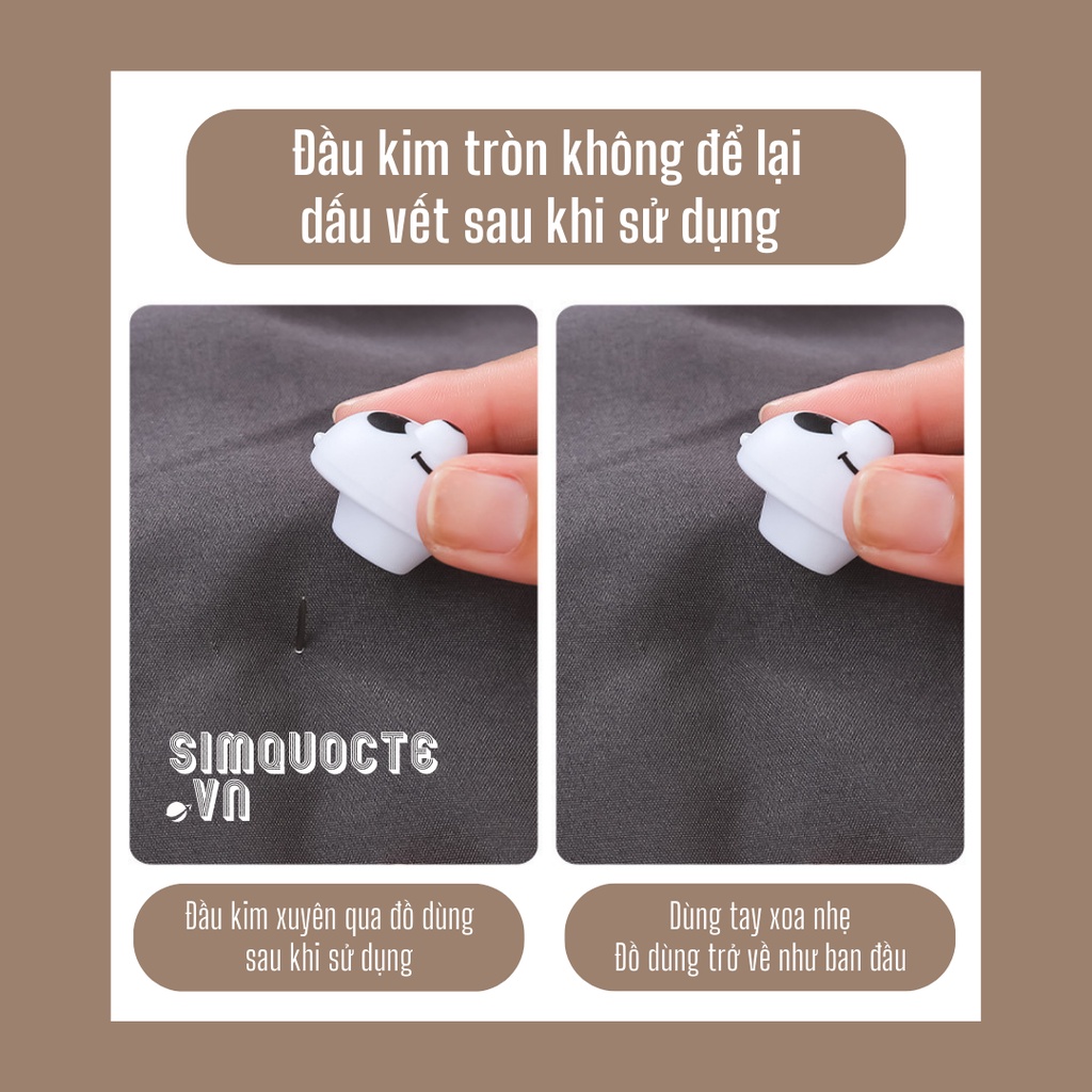 [Kèm 2 ghim] Kẹp cố định ga trải giường, quần áo, bít tất chống trượt hình hoa dễ thương tiện dụng cho gia đình