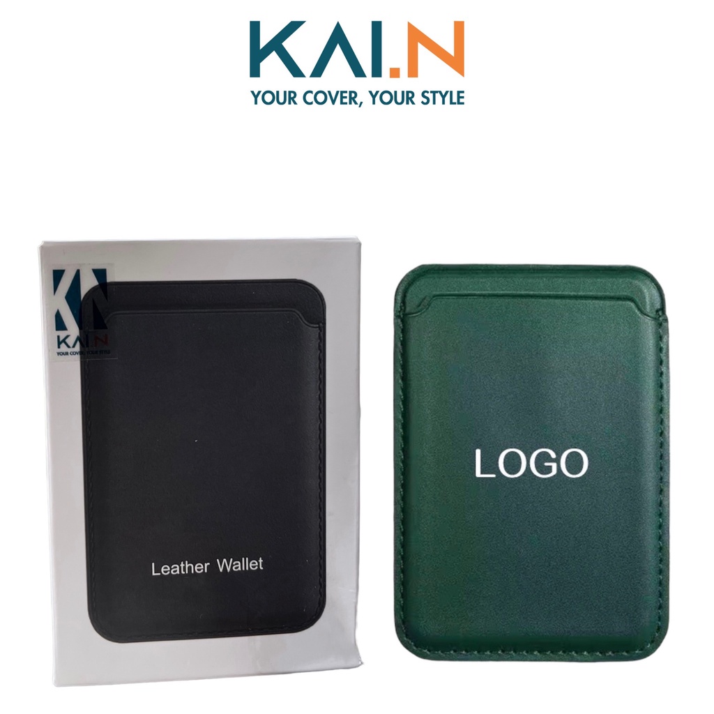 Ví Đựng Từ Tính Dành Cho iPhone 14 Series, 13 Series, 12 Series, Kai.N Leather Wallet