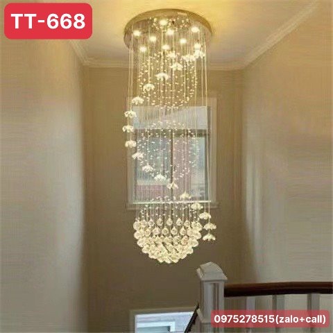 Đèn Thả Trần Pha Lê Nhiều Mẫu Mã, Kiều Dáng, Sử Dụng Để Trang Trí Mọi Không Gian Nhà Cửa Phòng Bếp, Phòng Ăn, Quán Cafe
