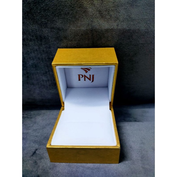 Hộp nhẫn đôi PNJ kèm túi giấy nhỏ (xanh)