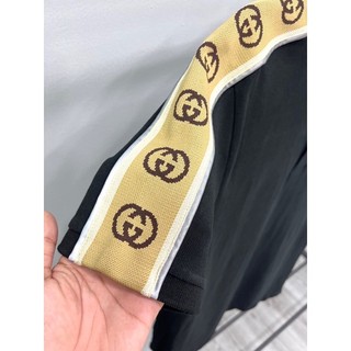 [ có sẵn ] polo Gu.cci phản quang đen-trắng