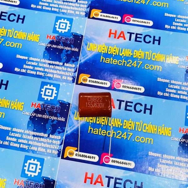 Tụ CBB 630V 155J 1.5uF 25mm