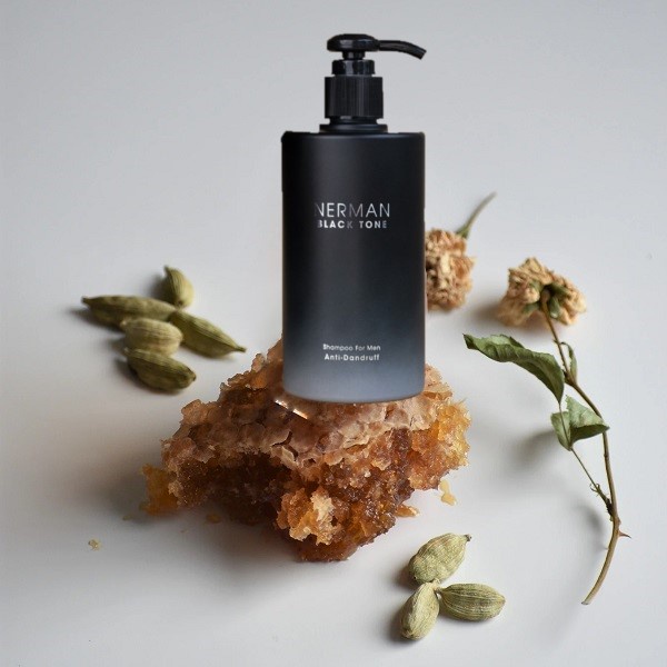Dầu Gội Sạch Gàu Nerman Black Tone Cho Nam Giới Hương Nước Hoa Pháp 350g - Chính Hãng