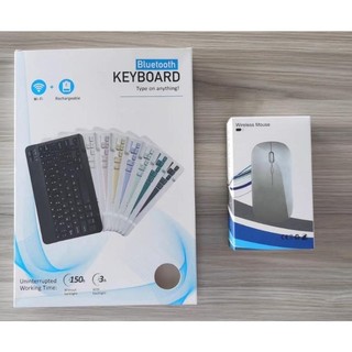 Bộ bàn phím + chuột mini nhiều kiểu có thể sạc lại