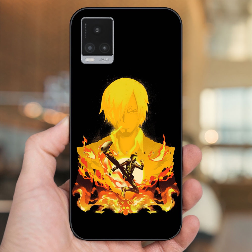 Ốp lưng Vivo V20 viền đen in hình Sanji One Piece Đảo Hải Tặc