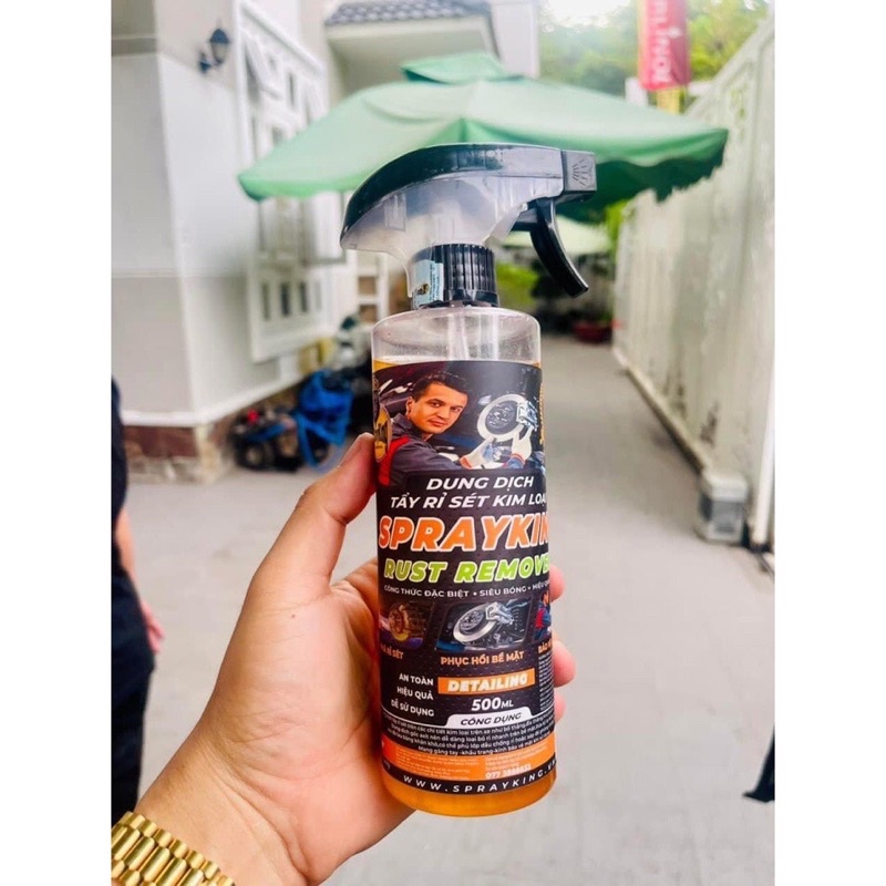 (Rẻ vô địch) DUNG DỊCH TẨY RỈ SÉT KIM LOẠI - Sprayking Rust Remover 500ML