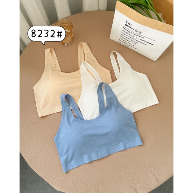 Áo Ngực Bra Su Mềm Mại Thoáng Mát Cài Sau Tiện Lợi Cho Nữ DAN L&amp;U 8232