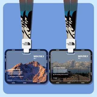 City View Ví Đựng Thẻ Xe Buýt / Thẻ / Tài Liệu Làm Việc Trường Học Có Dây Đeo Ngang Có Thể Thu Gọn Cho Học Sinh / Bác Sĩ