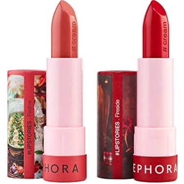 Tách set son SEPHORA COLLECTION Holiday Kisses Lipstories Lipstick fullsize 4g