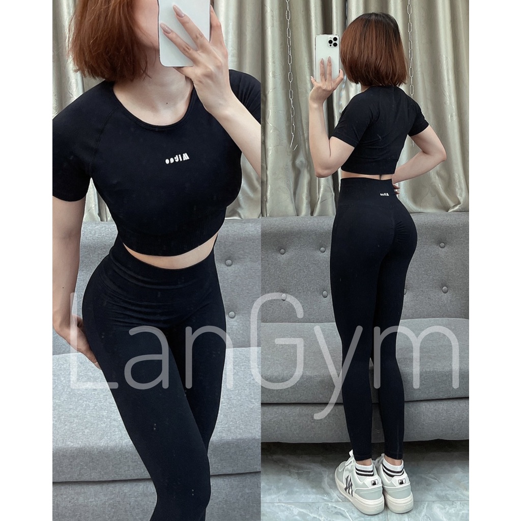 Bộ đòg tập thể thao . Set tập Gym, Yoga, Erobic. Bộ Mitao Mill Crt