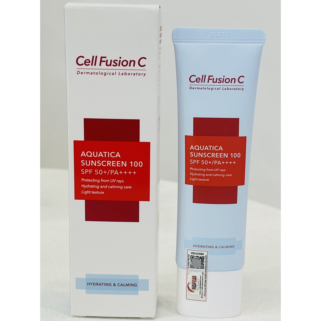 [HÀNG CÔNG TY] Kem Chống Nắng Cấp Ẩm & Dịu Da Cell Fusion C Aquatica Sunscreen 100 SPF 50+/PA++++