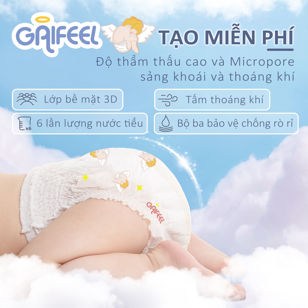 GAIFEEL Tã Bỉm Dán/Quần Bỉm tã quần  Tã Dán Cho Bé Sơ Sinh Tã Quần Cho Bé L XL XXL XXXL