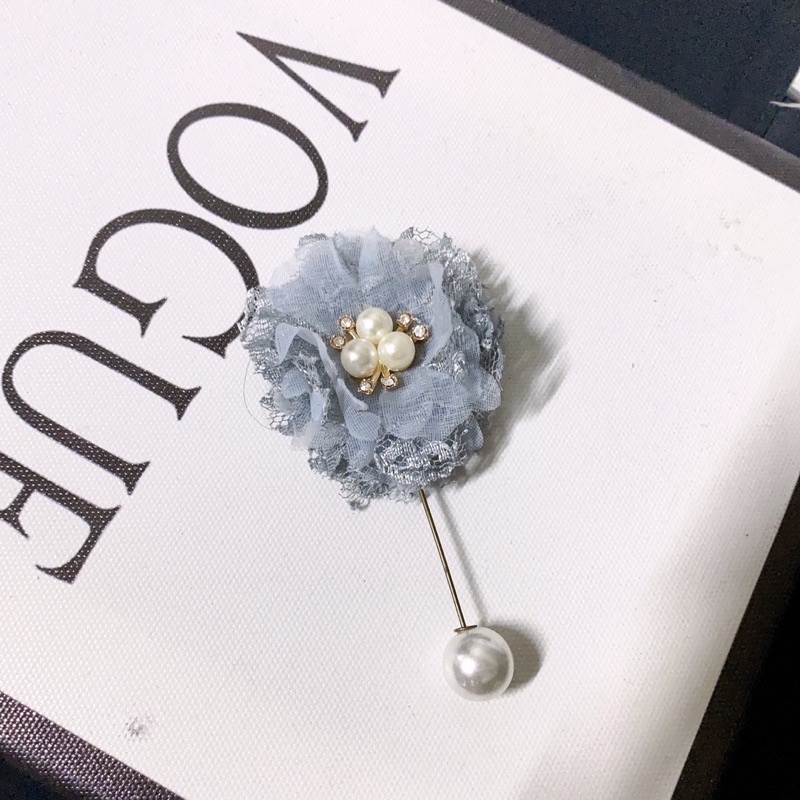 Cài Áo Hoa Vải Cao Cấp