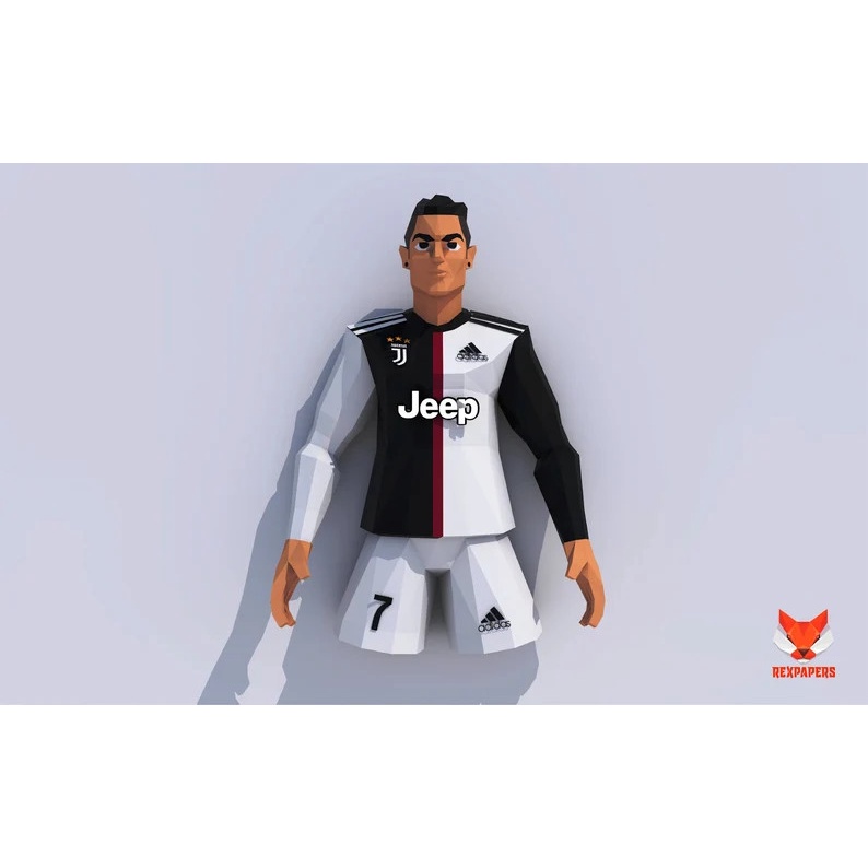 Mô hình Ronaldo | papercraft DIY