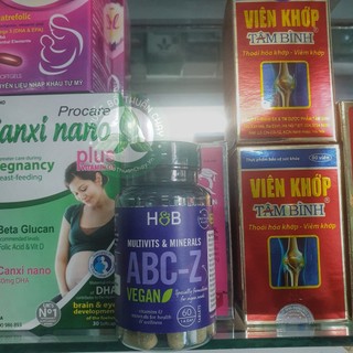 Vegan - vitamin tổng hợp abc to z cung cấp vitamin và khoáng chất hãng holland & barrett 60 v
