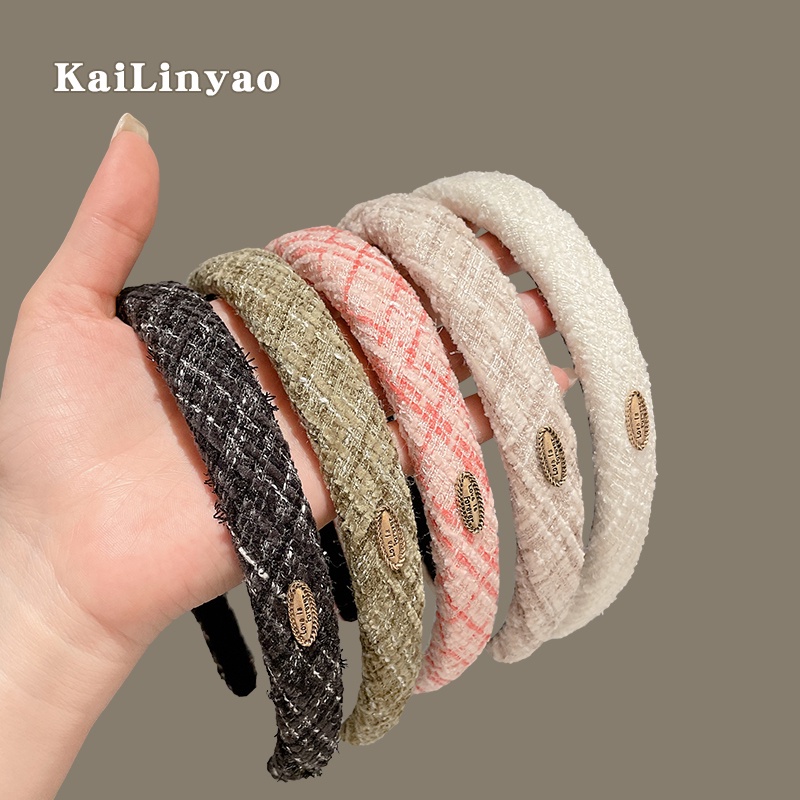 Băng Đô Cài Tóc Đính Hoa Trà Thời Trang Bờm Tóc Pháp Đơn Giản