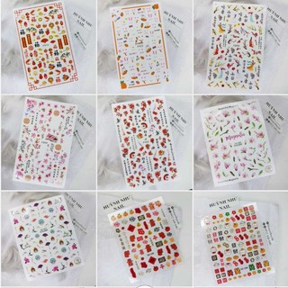 💖sticker 3d💖 stick dán móng cao cấp💖mẫu stick tết