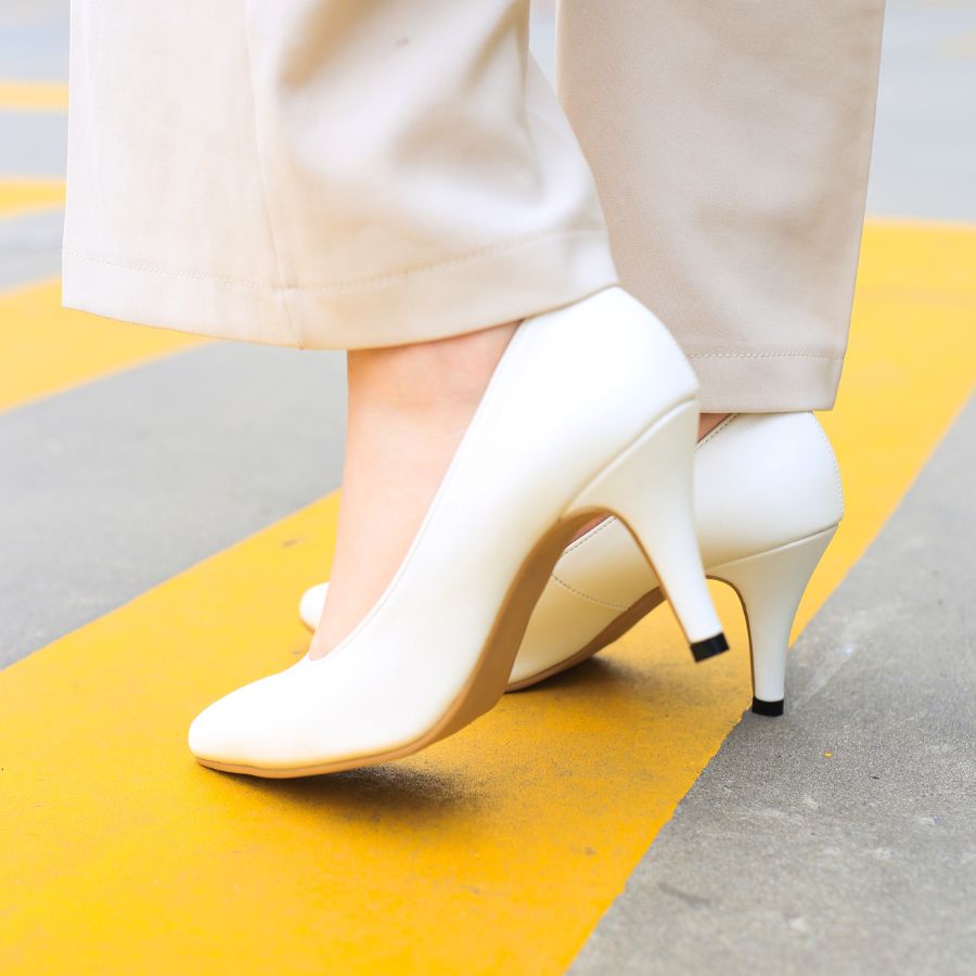 Giầy Da Nữ Công Sở Nữ Cao Gót Mũi Nhọn 7cm KOSU 2001 Made in Japan