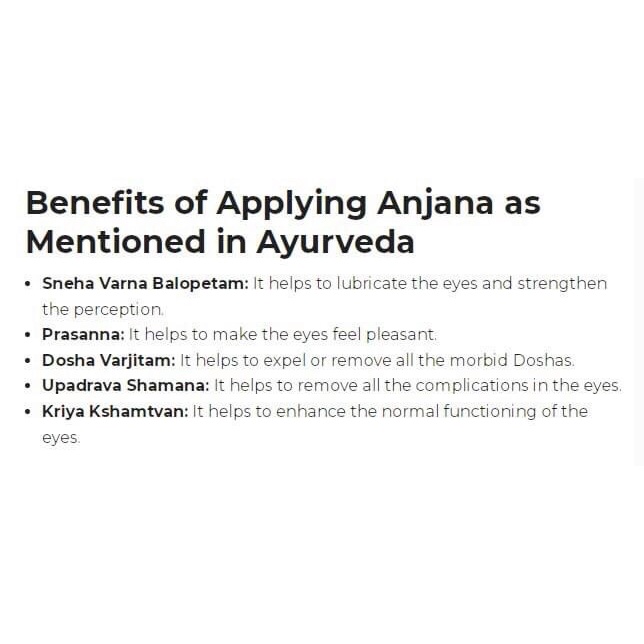 Chì kẻ mắt Kohl Kajal 100% dầu tự nhiên hạn chế khô mắt, tăng tuần hoàn, nuôi dưỡng cho mắt Patanjali