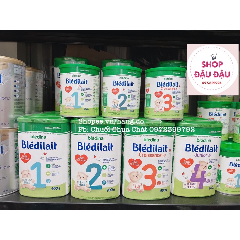 Sữa bột BLEDILAIT Pháp số 1-2-3 900g