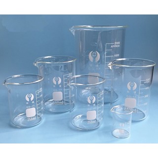 Cốc thủy tinh 10ml 25ml 50ml 100ml