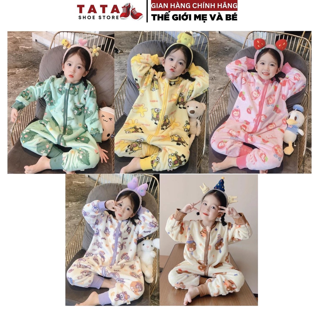 Túi ngủ cho bé họa tiết dễ thương, chất liệu lông xù CAO CẤP