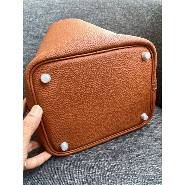 Túi xách HM bản khâu da nhập khẩu size 23